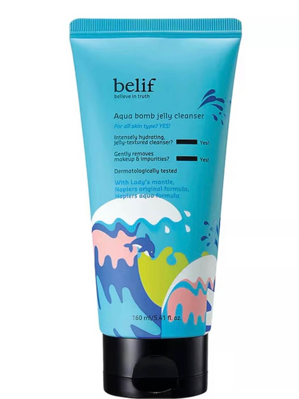 NIB BELIF Aqua Bomb Jelly Cleanser - 160ml / 5.4 oz.